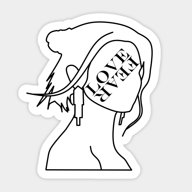 MARINA LOVE + FEAR Sticker by sofjac